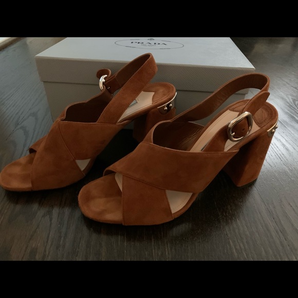 Prada Suede sandals - only worn 3x - Picture 3 of 3